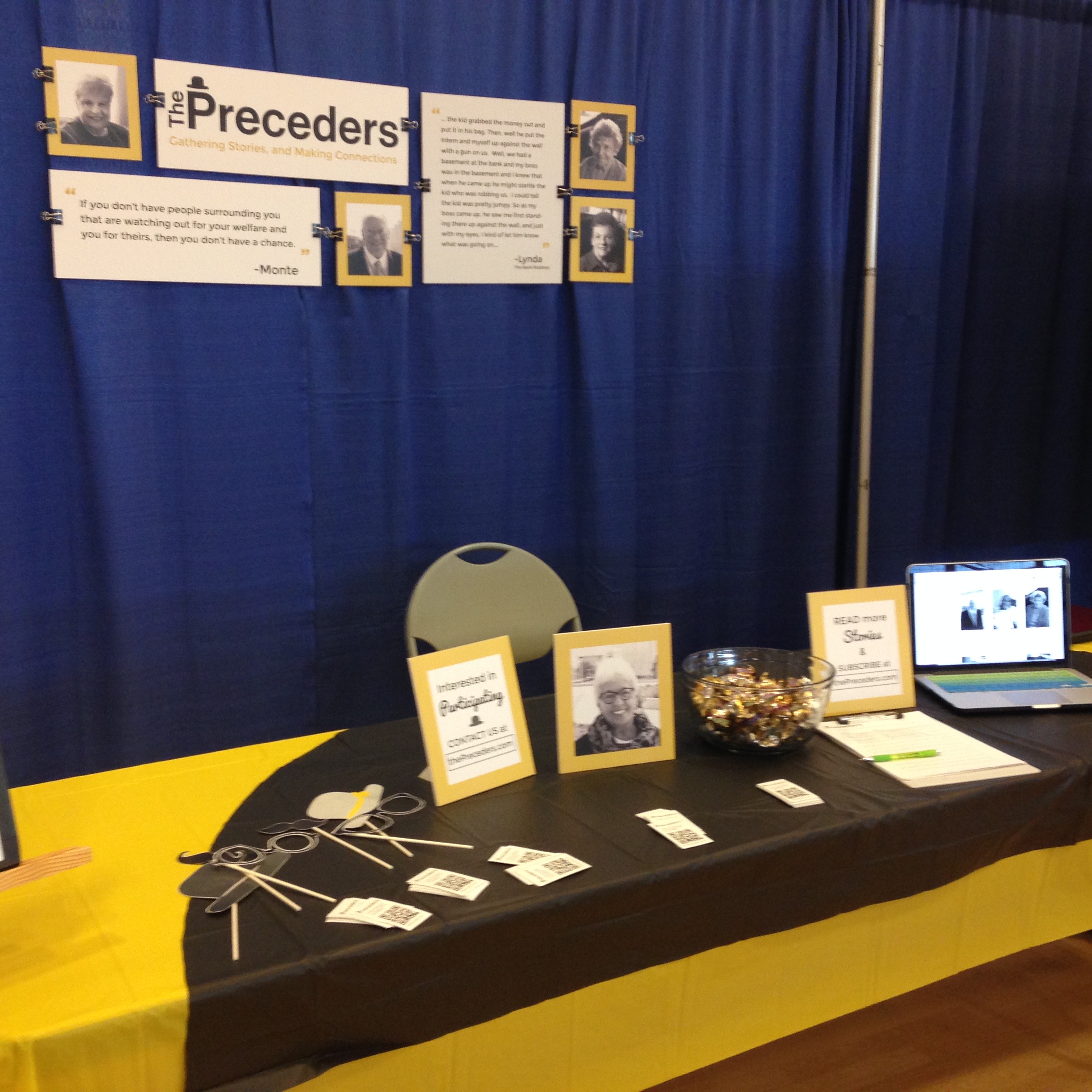 The Preceders conference display